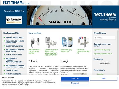 Test-Therm aparatura kontrolno-pomiarowa