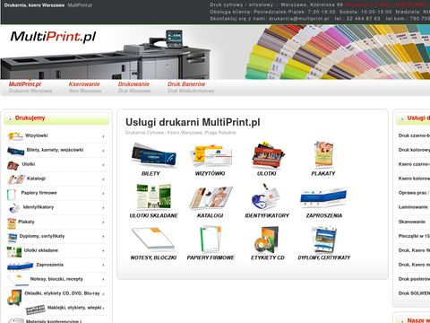 MultiPrint.pl - drukarnia Warszawa