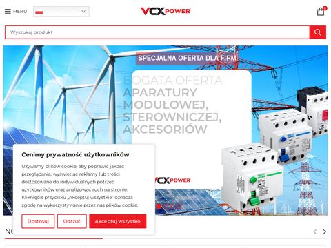 Vcx.com.pl systemy ochrony przeciwprzepięciowej