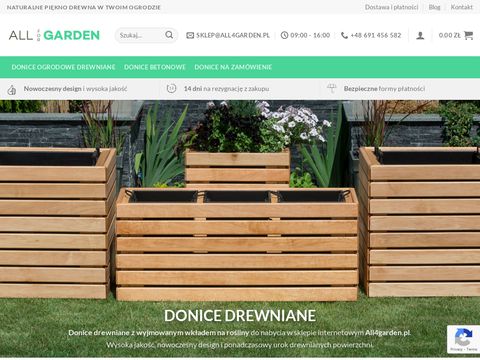 All4garden.pl - donice ogrodowe drewniane