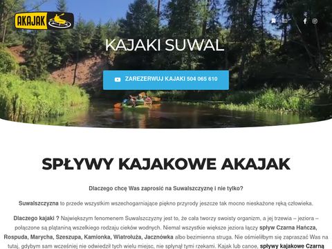 Akajak.pl spływy kajakowe na Litwie i Suwalszczyźnie