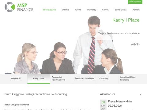 MSP Finance usługi księgowe Warszawa