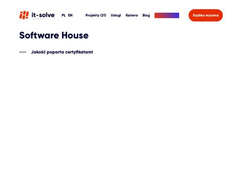 Software House - firma programująca aplikacje