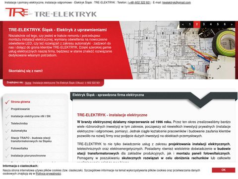 Tre-Elektryk - instalacje elektryczne