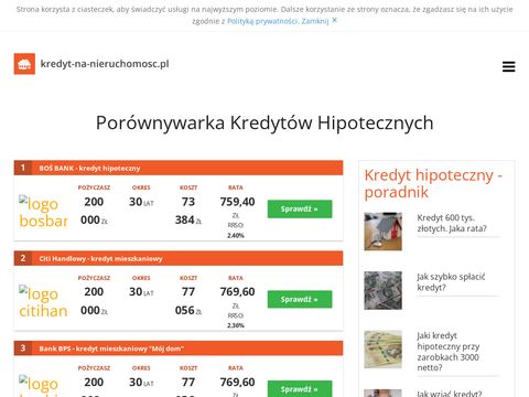 Kredyt-na-nieruchomosc.pl na budowę domu