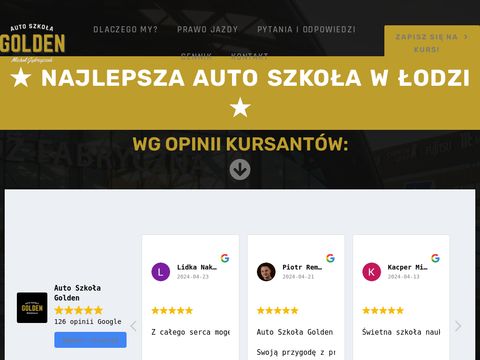 Auto Szkoła Golden - najlepsza w Łodzi