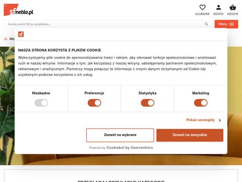 SfMeble.pl nowoczesne krzesła i wygodne fotele