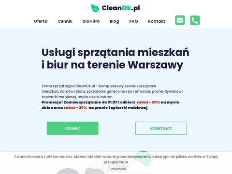 CleanOK - firma sprzątająca