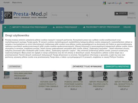 Presta-mod.pl import xml prestashop