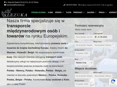 Lezukabus.pl - przewóz osób i towarów