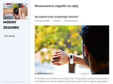 Modny-zegarek.net zegarki damskie duża tarcza
