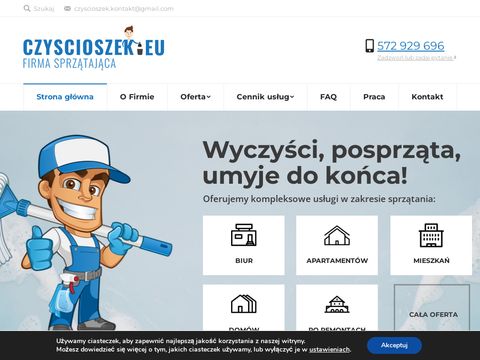 Czyścioszek firma sprzątająca