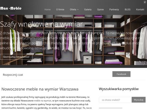 Maxmeble.com - szafy wnękowe