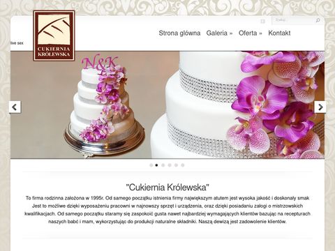 Cukiernia Królewska - torty weselne z Krakowa