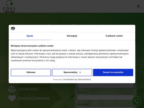 CDS Recycling odbiór odpadów niebezpiecznych