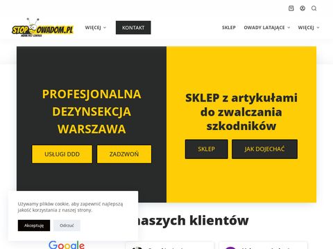 Stopowadom.pl zwalczanie pluskiew Warszawa