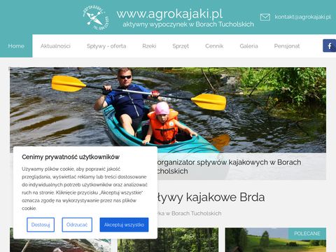 Agrokajaki.pl kajaki, spływy kajakowe
