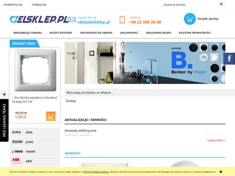 Elsklep.pl internetowy elektroinstalacyjny