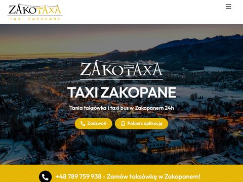 Zakotaxa - taxi Zakopane