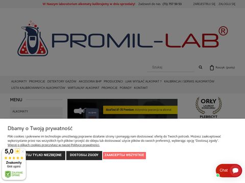 Promil-lab.pl - kalibracja alkomatu Kraków