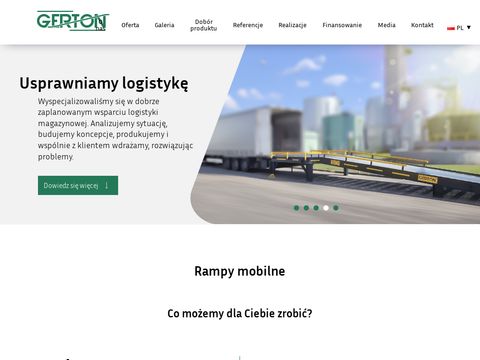 Gerton.pl pomost przeładunkowy
