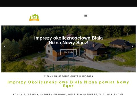 Chataumigacza.pl - imprezy okolicznościowe