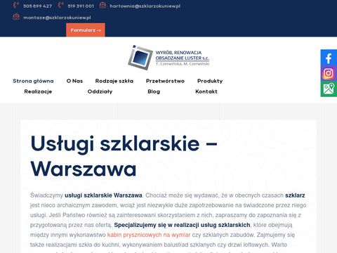 Czerwińscy T.M. hurtownia szkła Warszawa