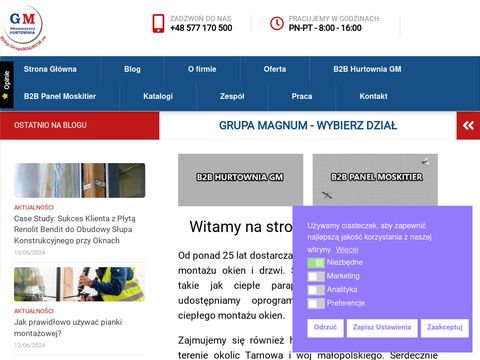 Grupamagnum.eu materiały do ciepłego montażu