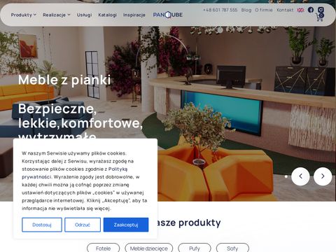 Panqube.pl kanapa do poczekalni