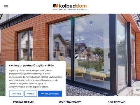 Kolbuddom.pl - bramy garażowe, przesuwane