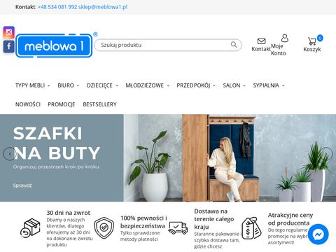 Meblowa1.pl - tanie biurka proste i narożne