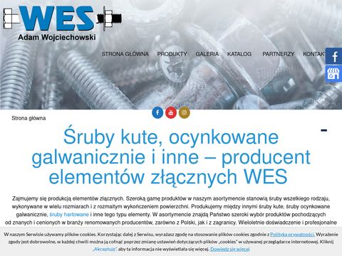 Wes.net.pl śruby ocynkowane ogniowo