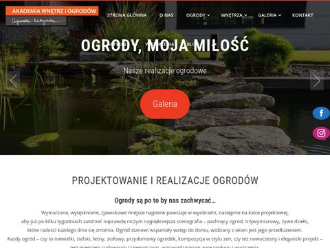 Akademia Wnętrz i Ogrodów - projekt i realizacja