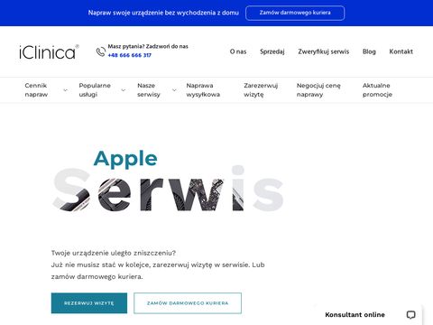 Iclinica.pl - serwis iPhone Warszawa