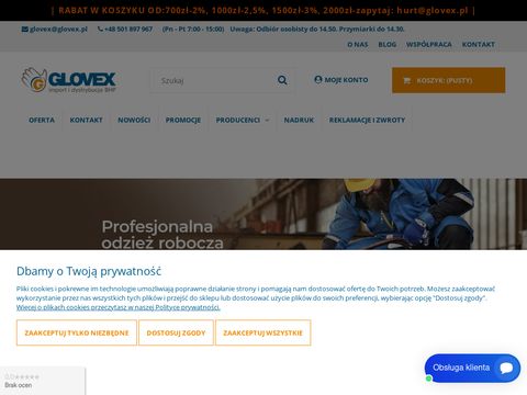 Glovex.com.pl - rękawice nitrylowe