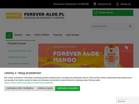Forever-aloe.pl sklep z produktami forever living
