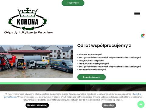 Korona wywóz ziemi Wrocław