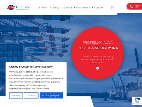 Polsin.com.pl spedycja morska