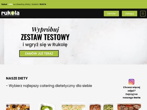 Rukola - catering dietetyczny z dostawą