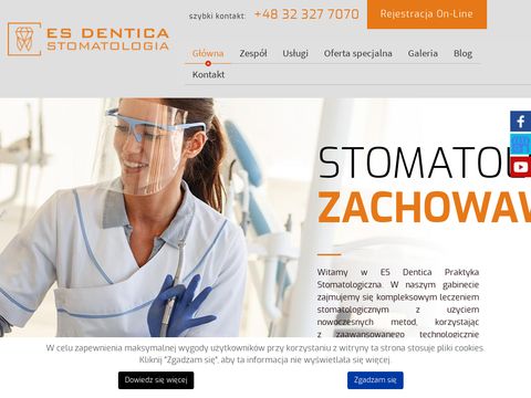 ES Dentica chirurg stomatolog Tychy