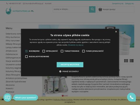 Ultrafiltracja.pl w trosce o jakość wody