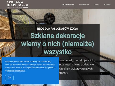 Szklanainspiracja.pl - blog dla pasjonatów szkła