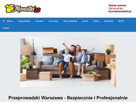 Manatki24.pl przeprowadzki Warszawa