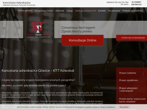 Ktt-adwokat.pl - kancelaria adwokacka Gliwce