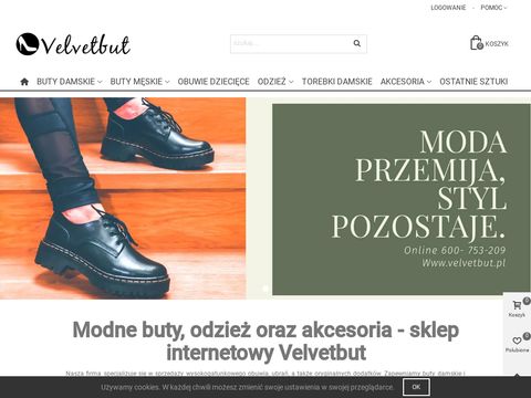 Velvetbut.pl wizytowe eleganckie obuwie i ubrania