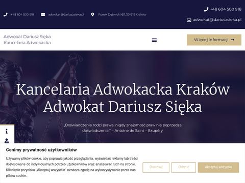 Dariuszsieka.pl - kancelaria adwokacka Kraków