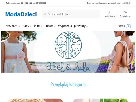 Modadzieci.pl - sukienka dla dziewczynki