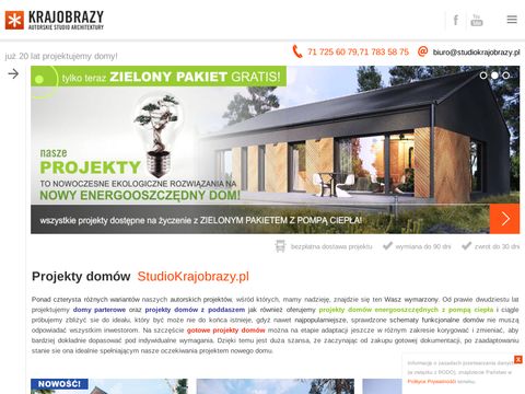 Studiokrajobrazy.pl - projekty domów