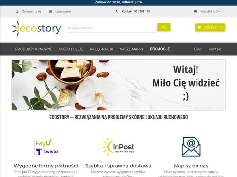 Ecostory.pl sklep z produktami naturalnymi