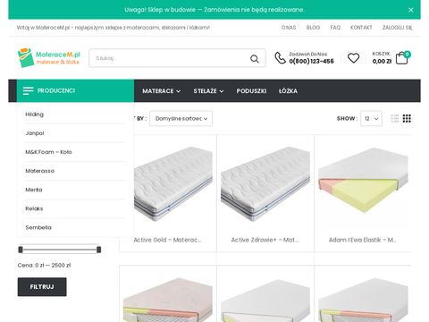 Materacem.pl - łóżka tapicerowane